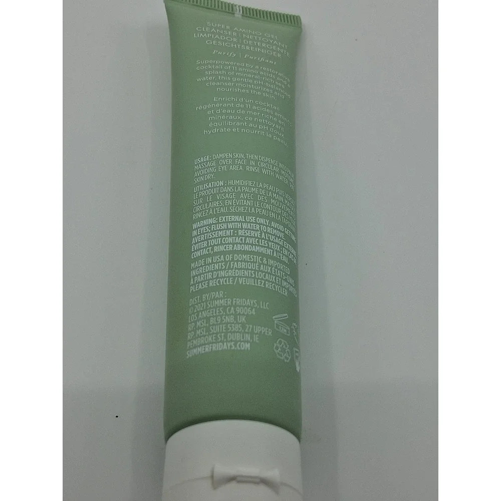 Summer Fridays Super Amino Gel Cleanser Nettoyant Purify - 50 ml / 1.7 fl oz